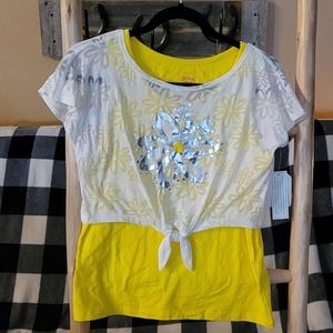 Girls faded glory tank/ shirt NWT SIZE 14/16